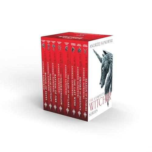 The Witcher Boxed Set: The Last Wish, Sword of Destiny, Blood of Elves, Time of Contempt, Baptism of Fire, The Tower of The Swallow, The Lady of the L<br><span class="capt-avtor"> By:Sapkowski, Andrzej                                </span><br><span class="capt-pari"> Eur:94,29 Мкд:5799</span>